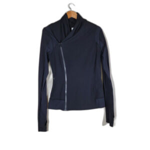 Lululemon Side Zip Women's Black Sweatshirt - sz 8